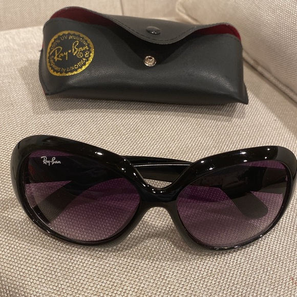 Ray-Ban sunglasses 😎 made in USA oversized black wipe case - Picture 3 of 15